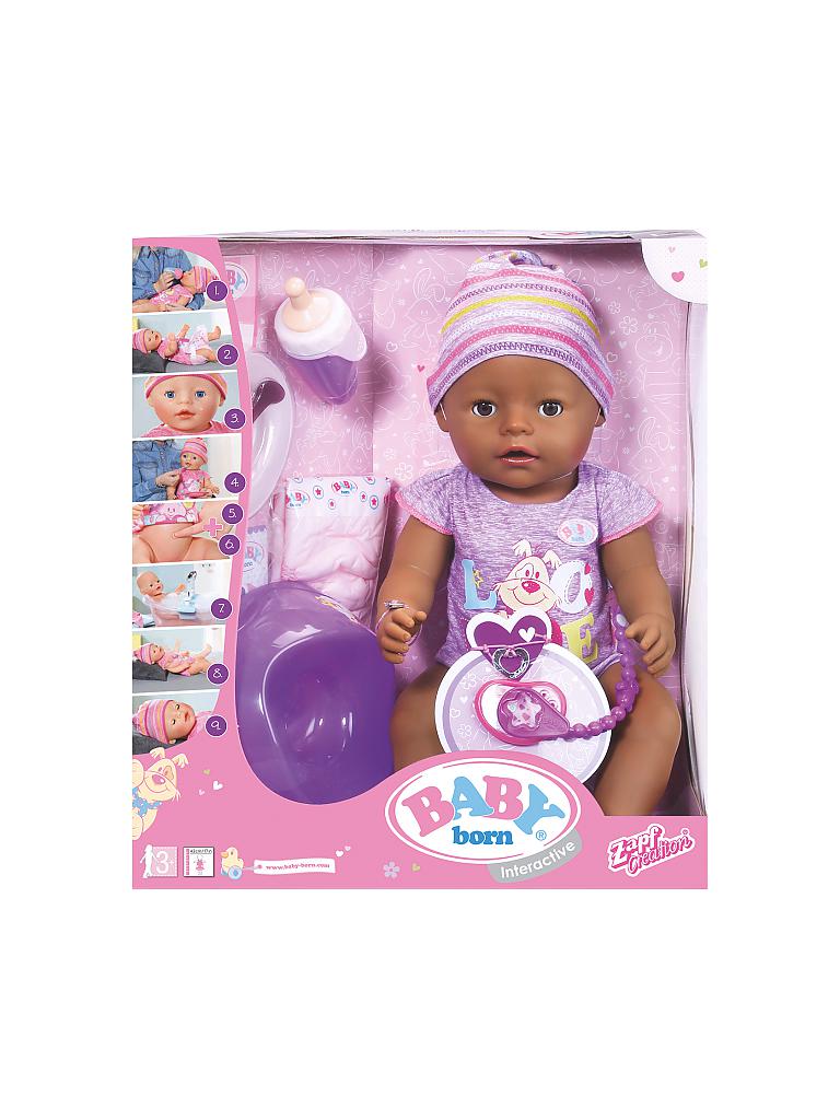 ZAPF CREATION Baby Born Interactive Ethnic Puppe 822029 keine Farbe